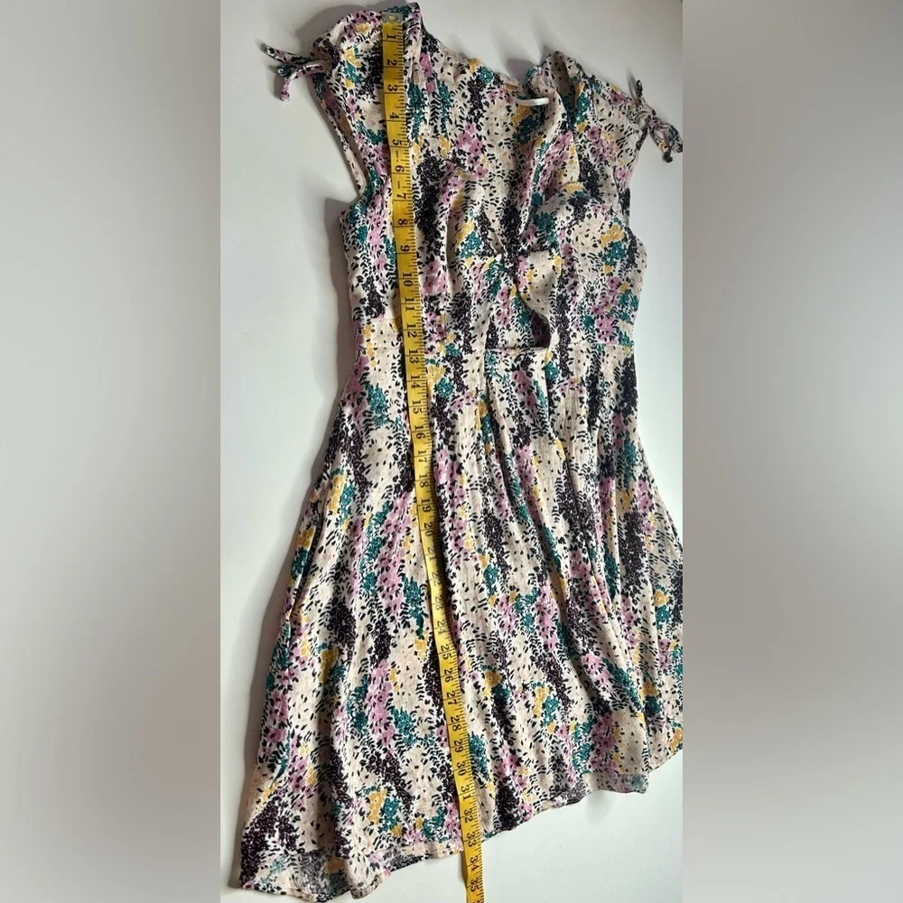 Free People Miss Right Floral Cutout Mini Dress EUC Sz S boho chic Cottagecore